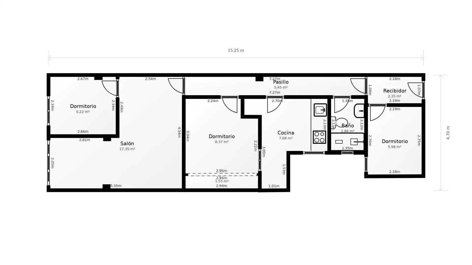 Flat for sale in Sagunto / Sagunt  with Heating