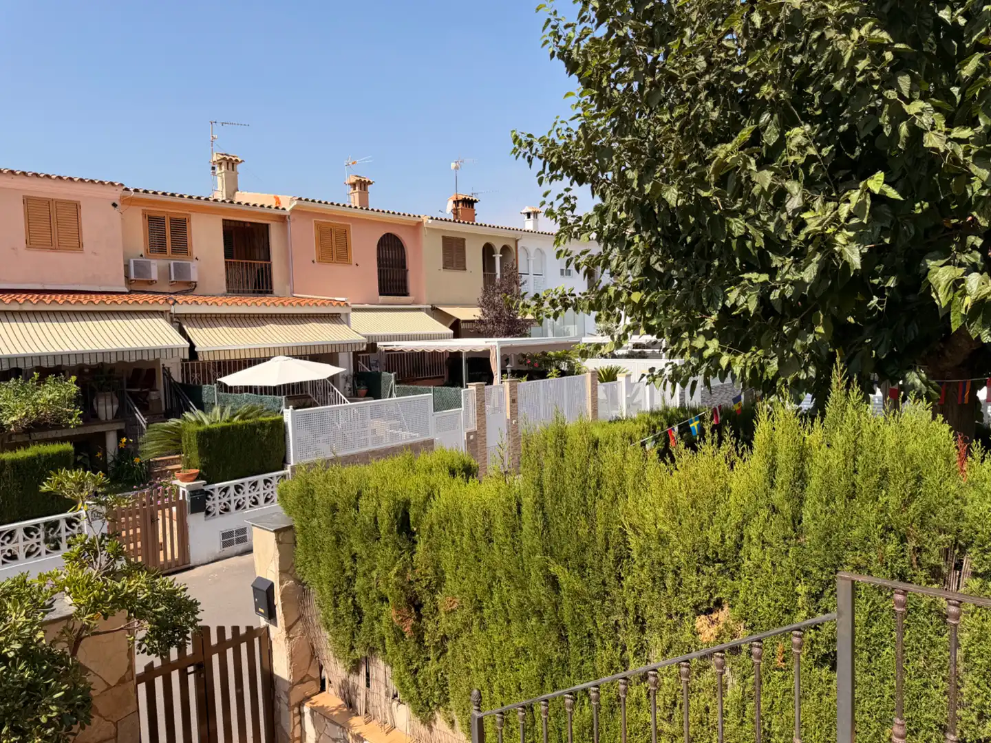Jardí de Casa adosada de lloguer en Benicasim / Benicàssim amb Jardí privat, Terrassa i Traster