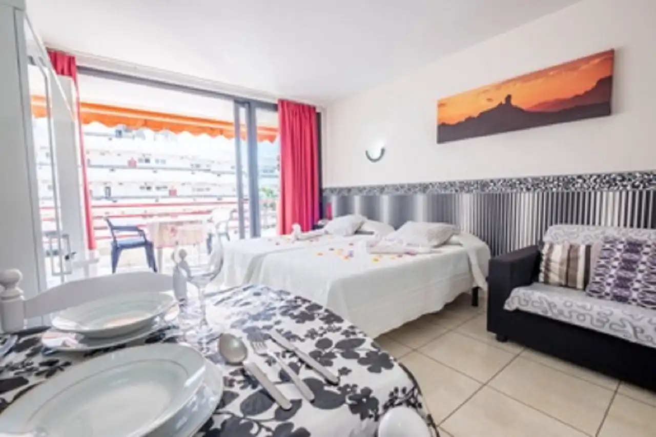 Schlafzimmer von Wohnung zum Verkauf in Adeje mit Terrasse, Möbliert und Gemeinschaftspool