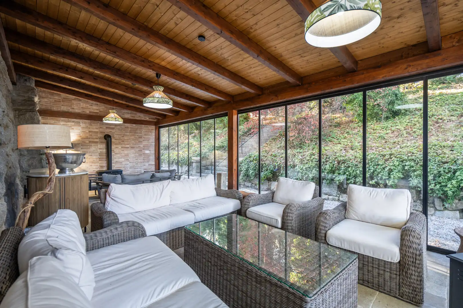 Terraza de Finca rústica en venta en Guadarrama con Aire acondicionado, Calefacción y Jardín privado