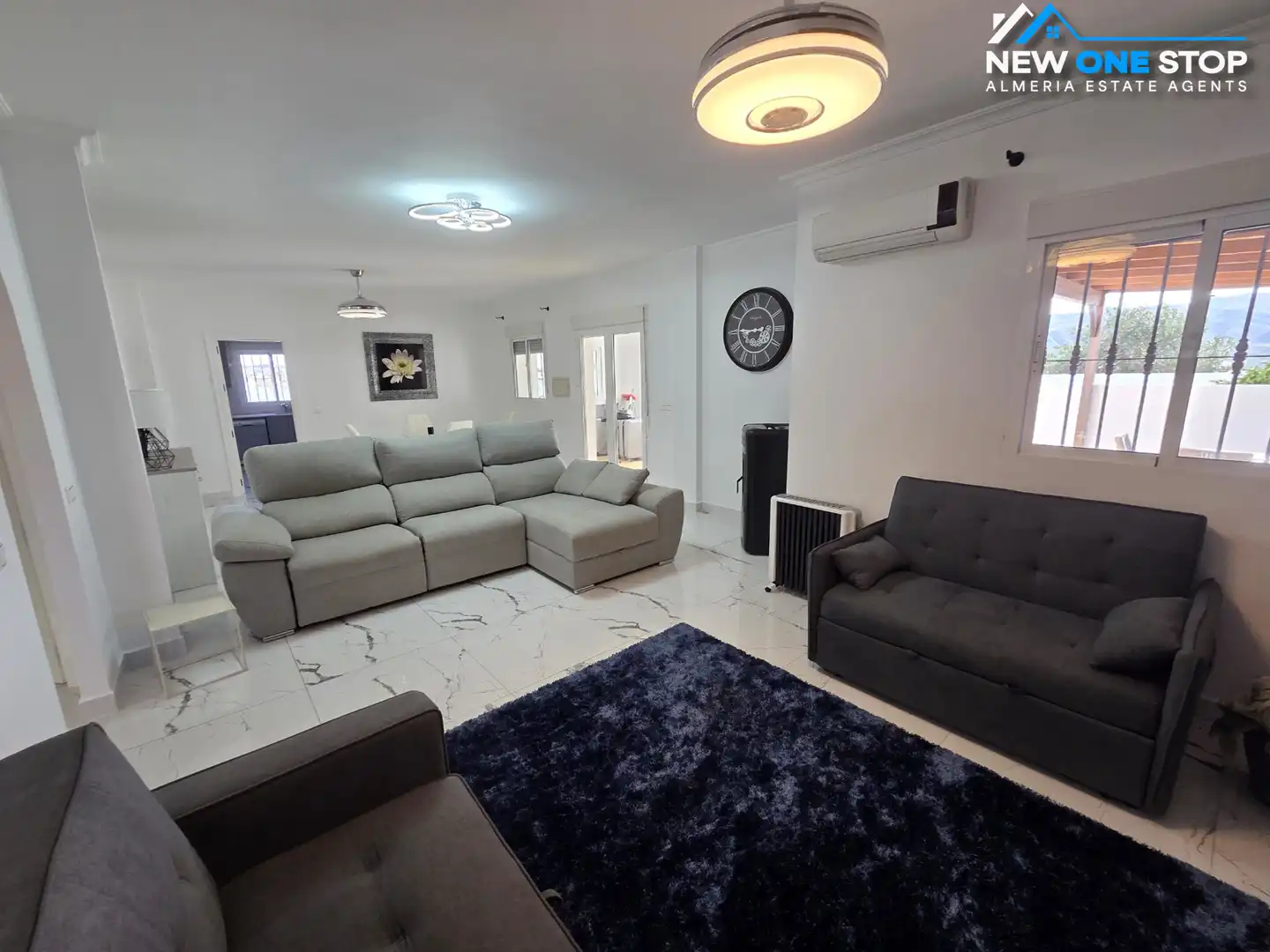 Sala de estar de Casa o chalet en venta en Arboleas con Aire acondicionado, Calefacción y Jardín privado
