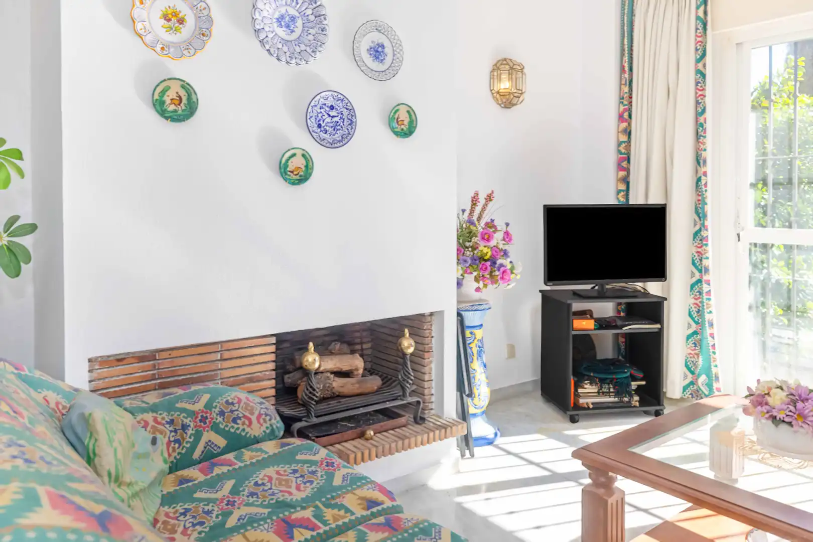 Sala de estar de Dúplex en venta en Marbella con Terraza, Alarma y Piscina comunitaria