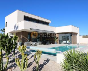 Vista exterior de Casa o xalet en venda en Fuente Álamo de Murcia amb Aire condicionat, Calefacció i Jardí privat