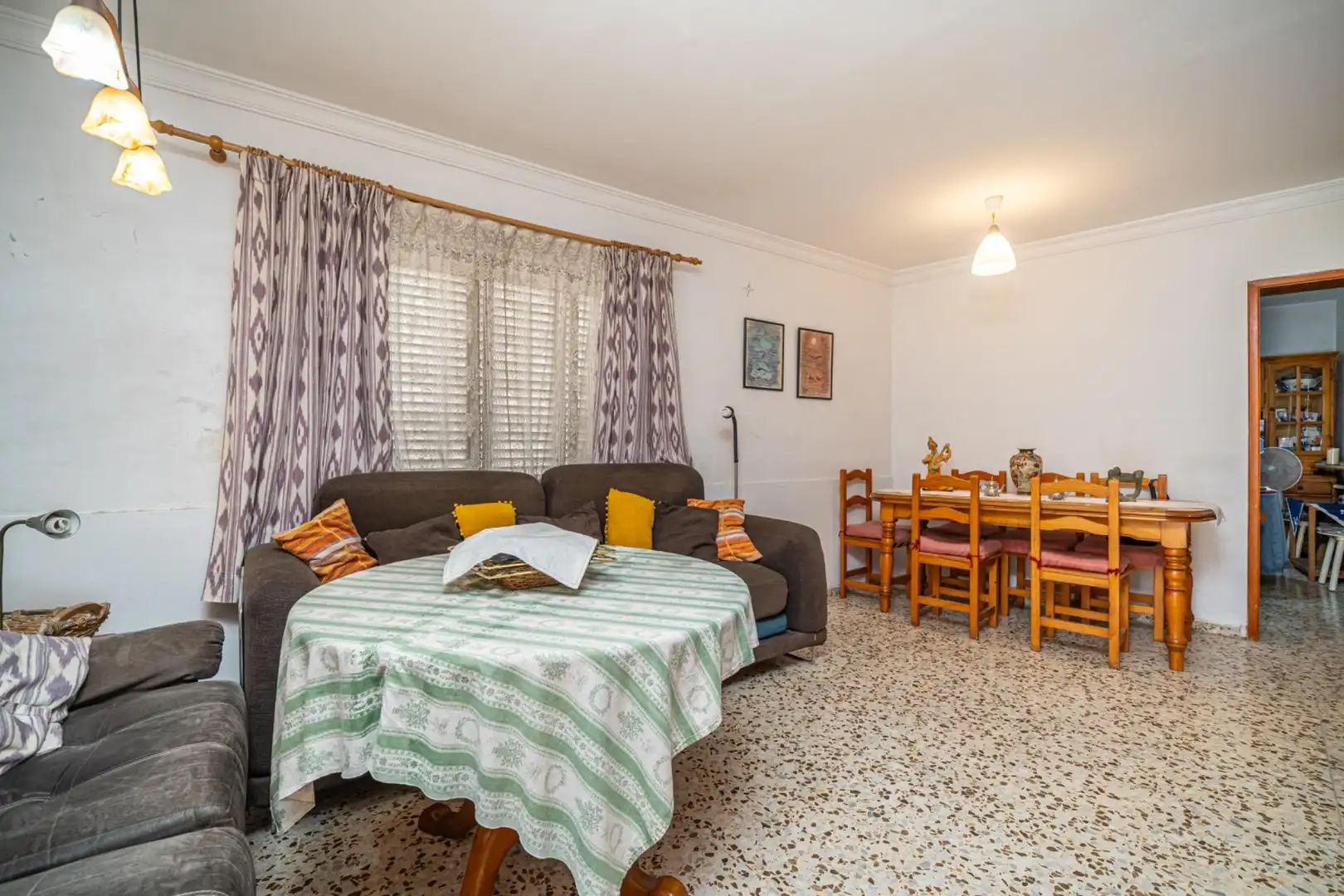 Sala de estar de Finca rústica en venta en Inca