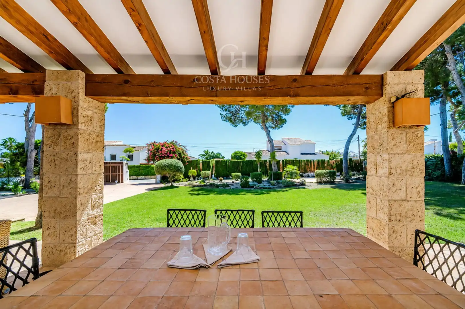 Terrassa de Casa o xalet en venda en Jávea / Xàbia amb Calefacció, Jardí privat i Terrassa