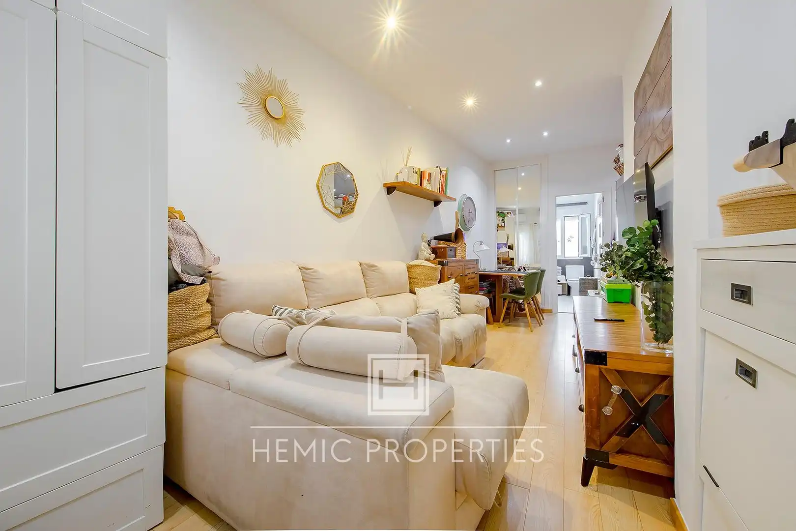 Sala de estar de Apartamento en venta en Madrid con Aire acondicionado, Calefacción y Parquet