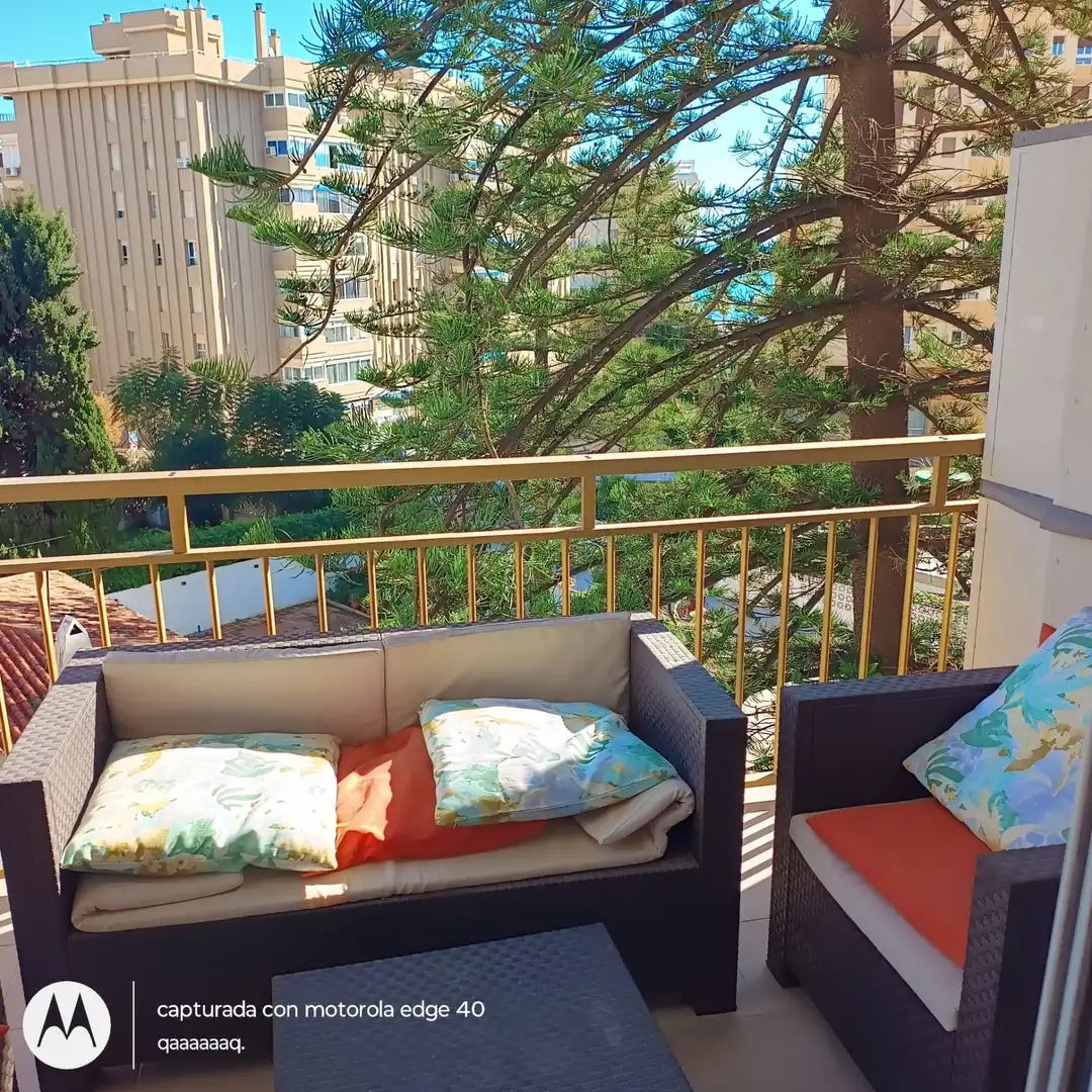 Balcony of Flat for rent in Fuengirola  with Community pool