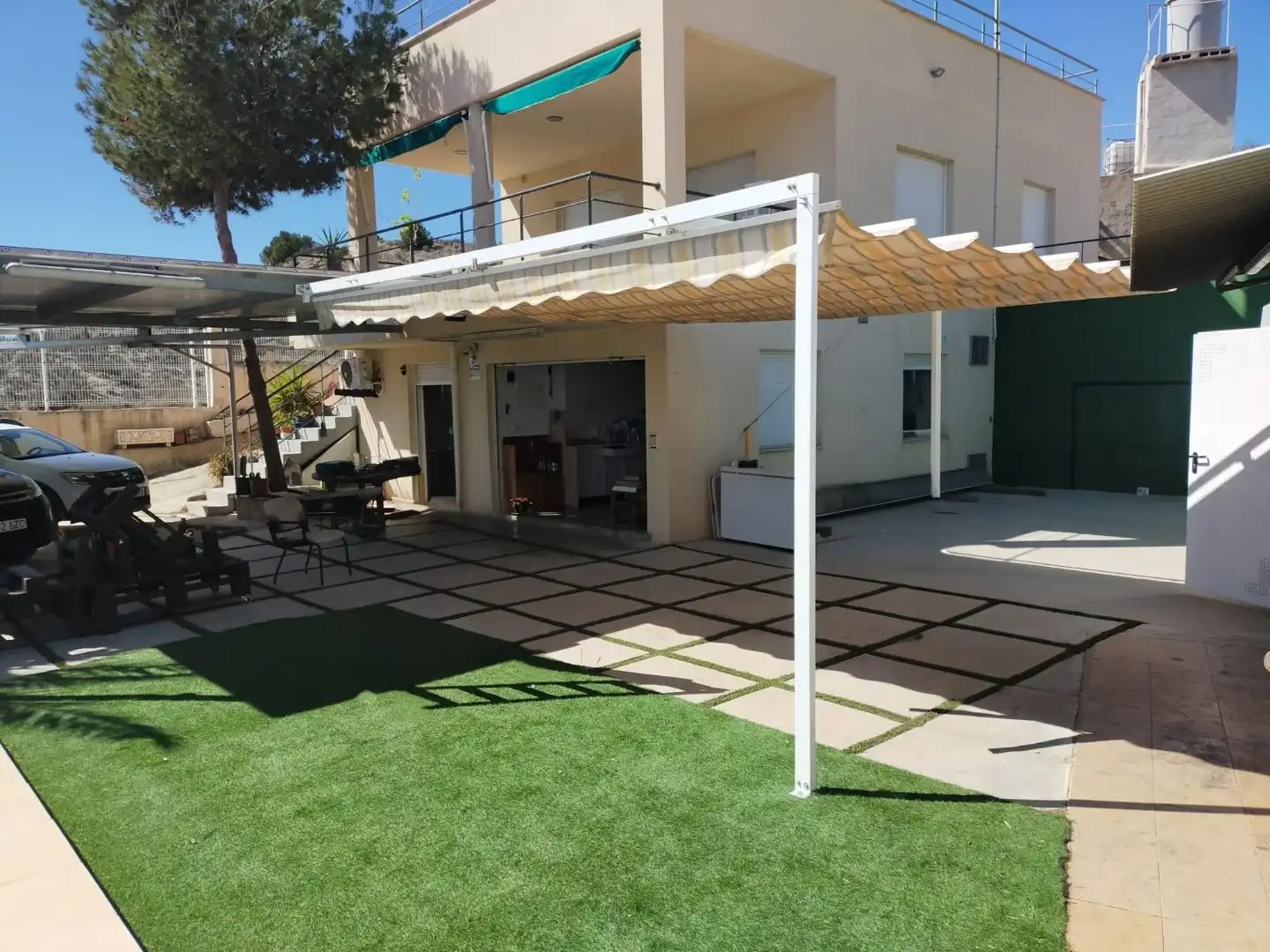 Terrassa de Casa o xalet en venda en Alcantarilla amb Aire condicionat, Terrassa i Piscina