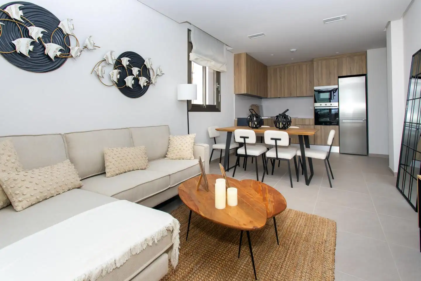 Living room of Flat for sale in Santa Pola  with Air Conditioner, Terrace and Swimming Pool