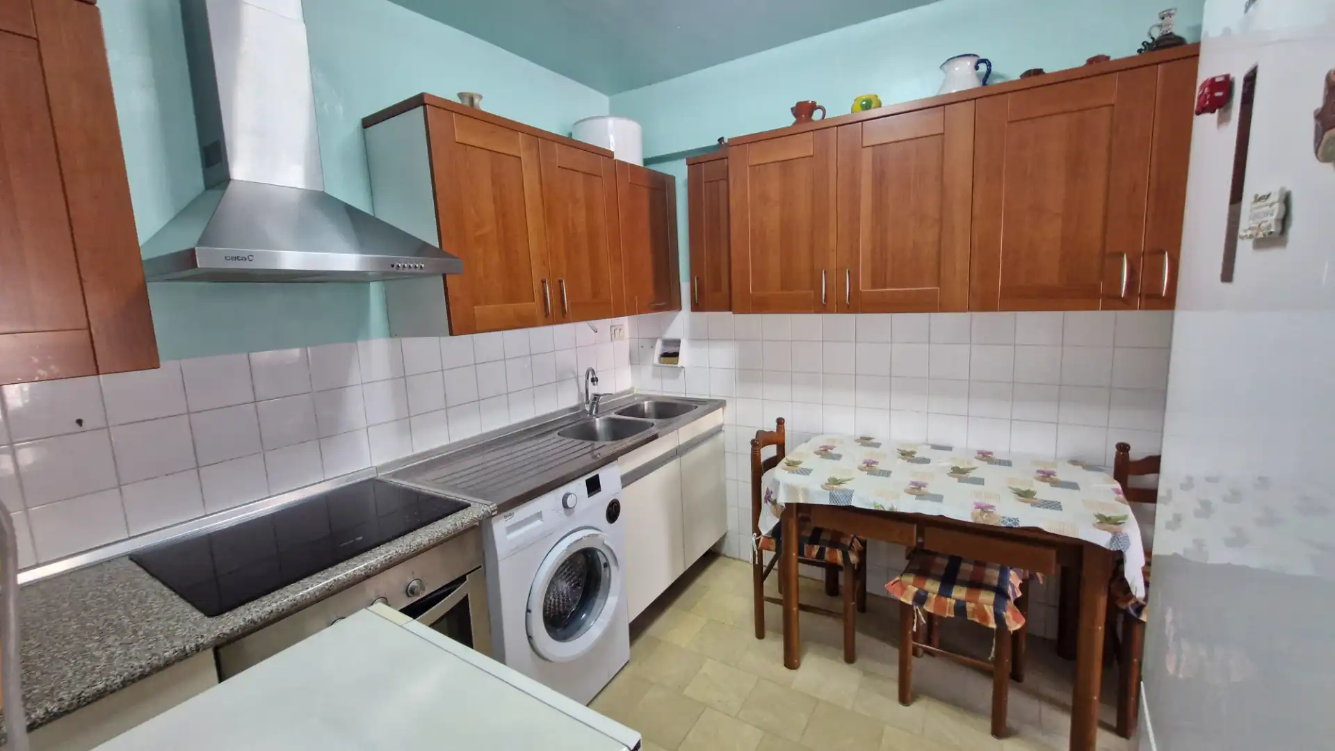 Kitchen of Flat for rent in Santurtzi   with Heating, Terrace and Furnished