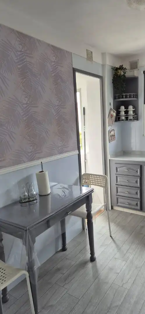 Cuina de Pis de lloguer en Santa Cruz de Tenerife amb Parquet, Terrassa i Traster
