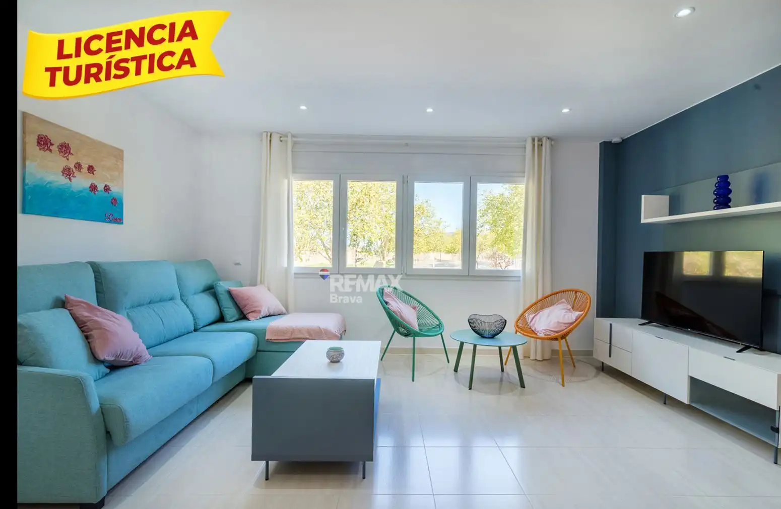 Bedroom of Flat for sale in Roses  with Air Conditioner, Heating and Terrace