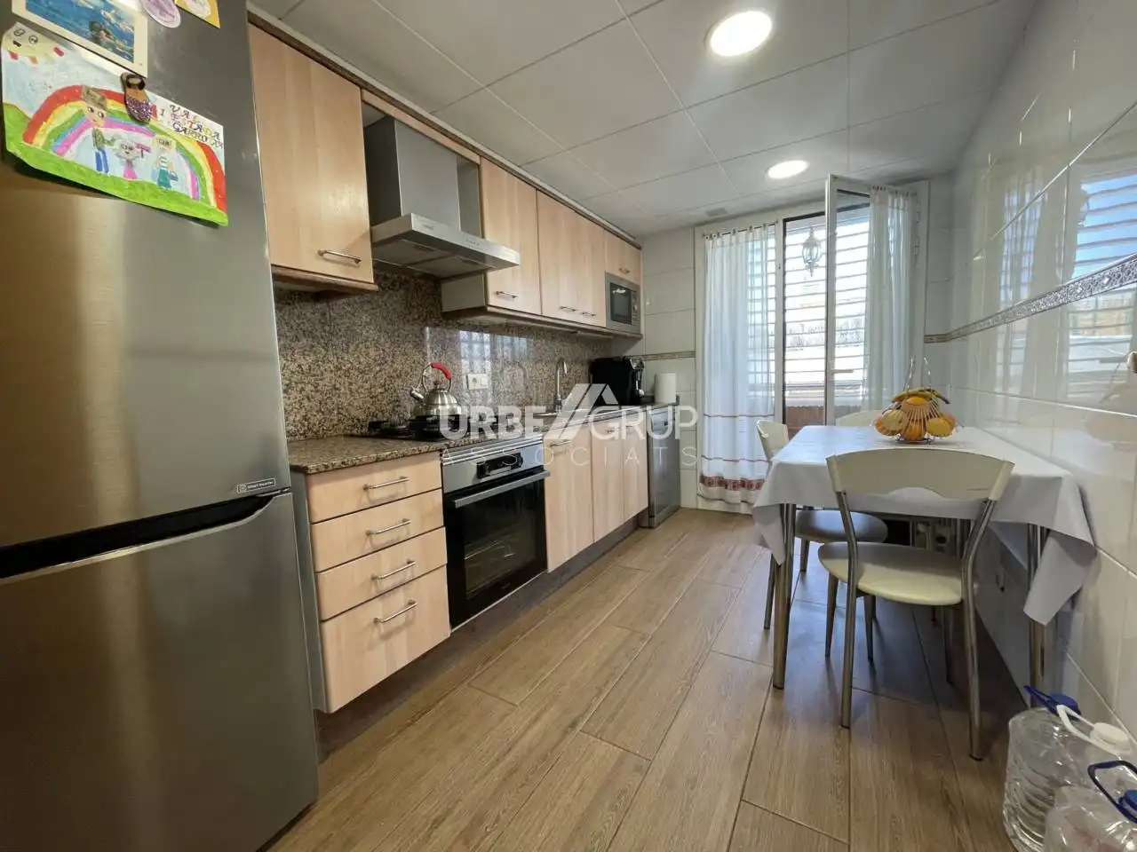 Kitchen of Flat for sale in Sant Andreu de la Barca  with Heating, Terrace and Storage room