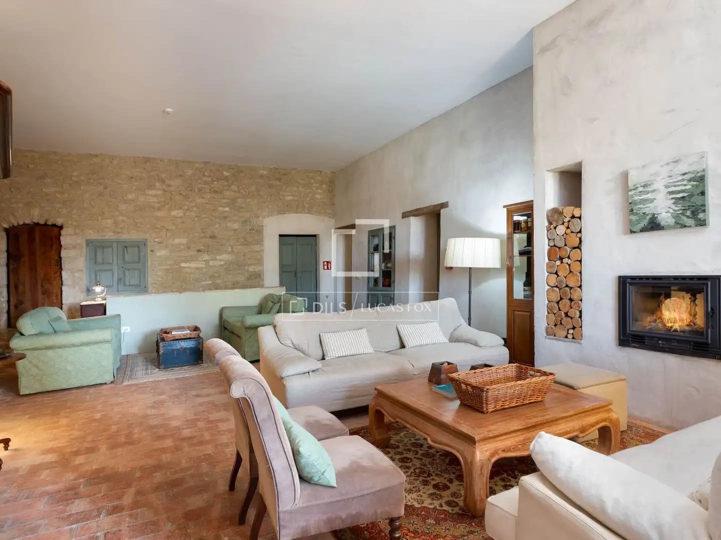 Sala d'estar de Finca rústica en venda en Vilademuls amb Calefacció, Jardí privat i Terrassa