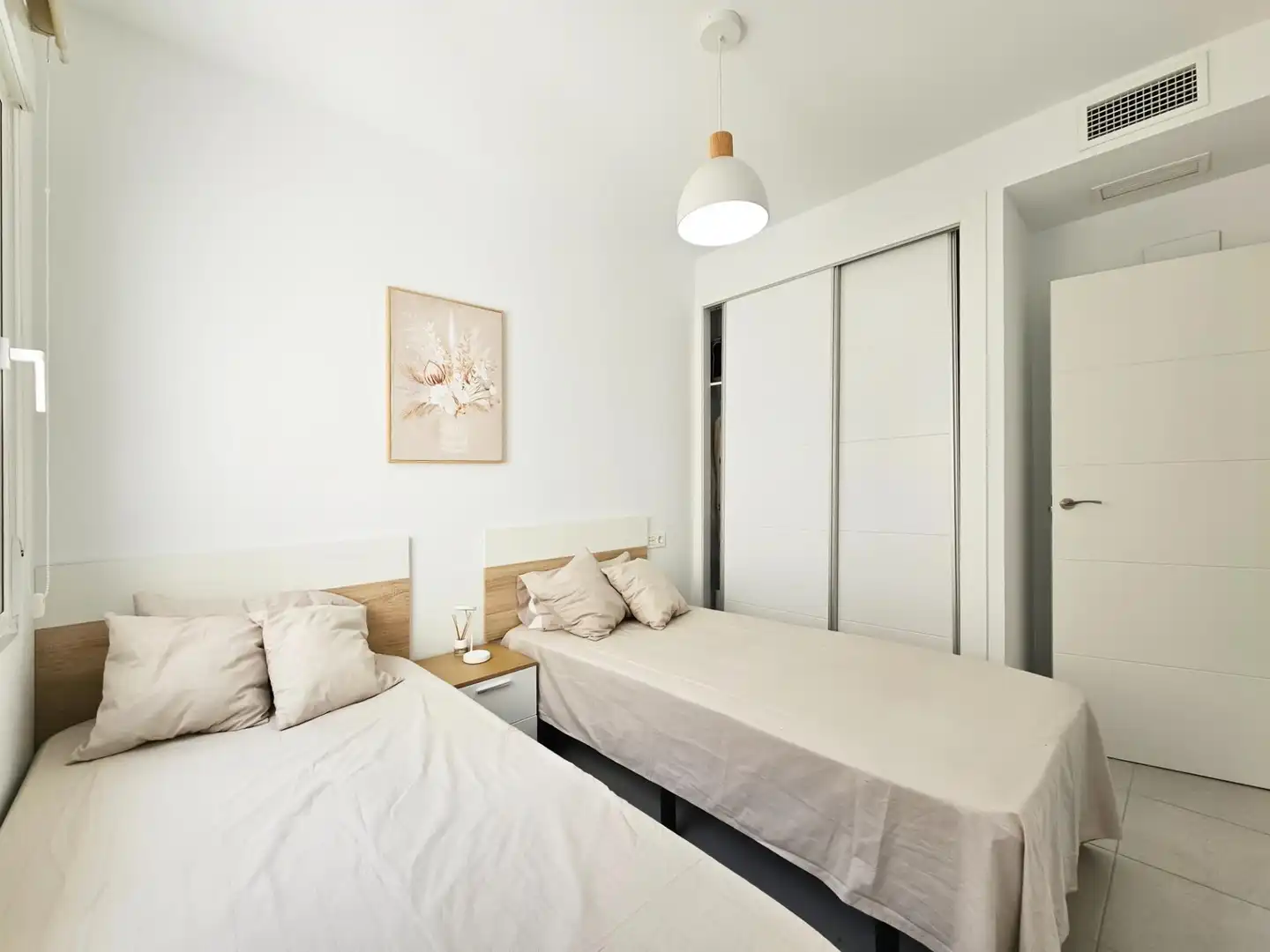 Bedroom of Houses for rent in Santa Pola  with Air Conditioner, Heating and Private garden