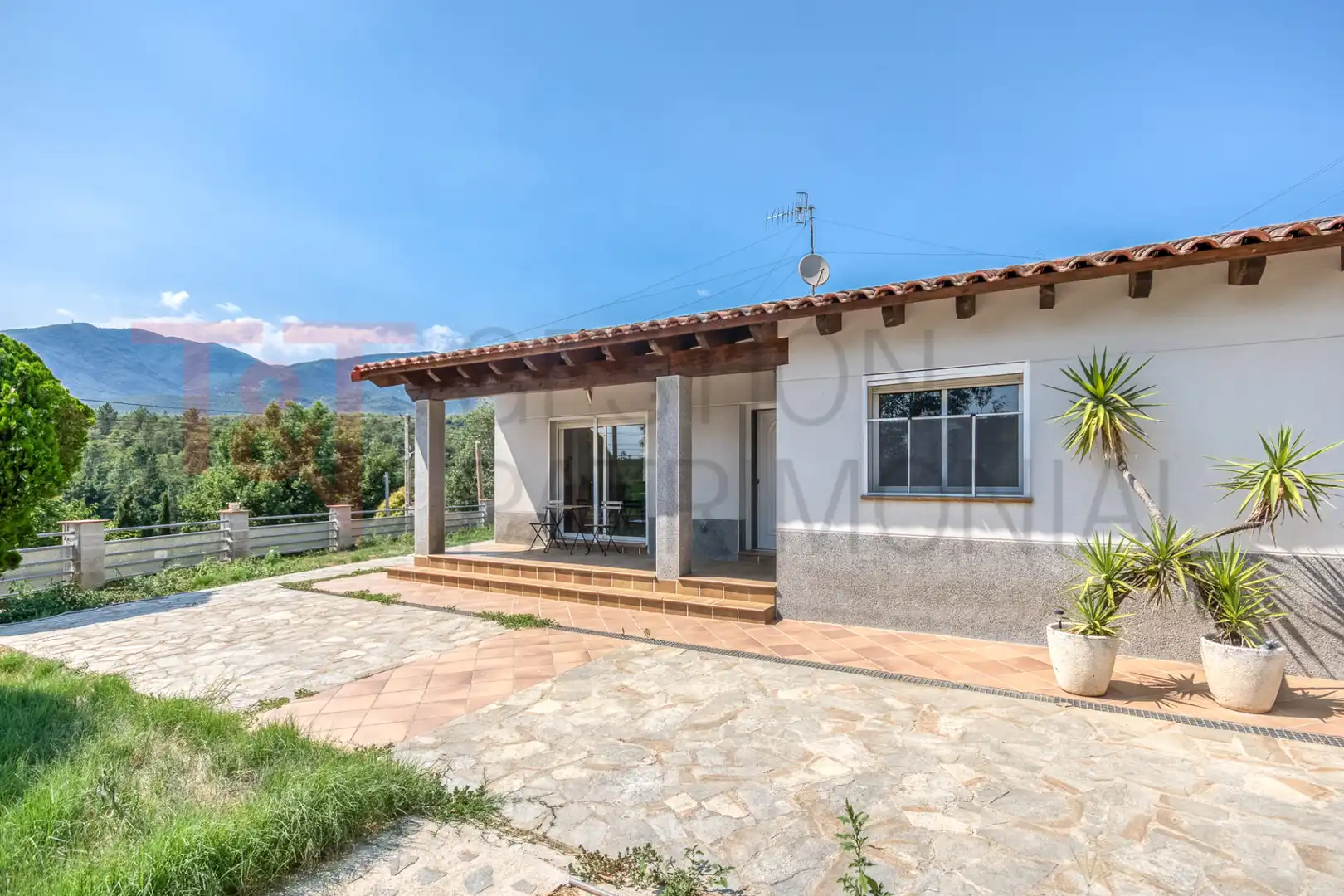 Vista exterior de Casa o xalet en venda en Gualba amb Calefacció, Jardí privat i Terrassa