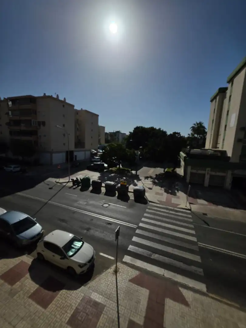 Vista exterior de Piso de alquiler en Málaga con Balcón
