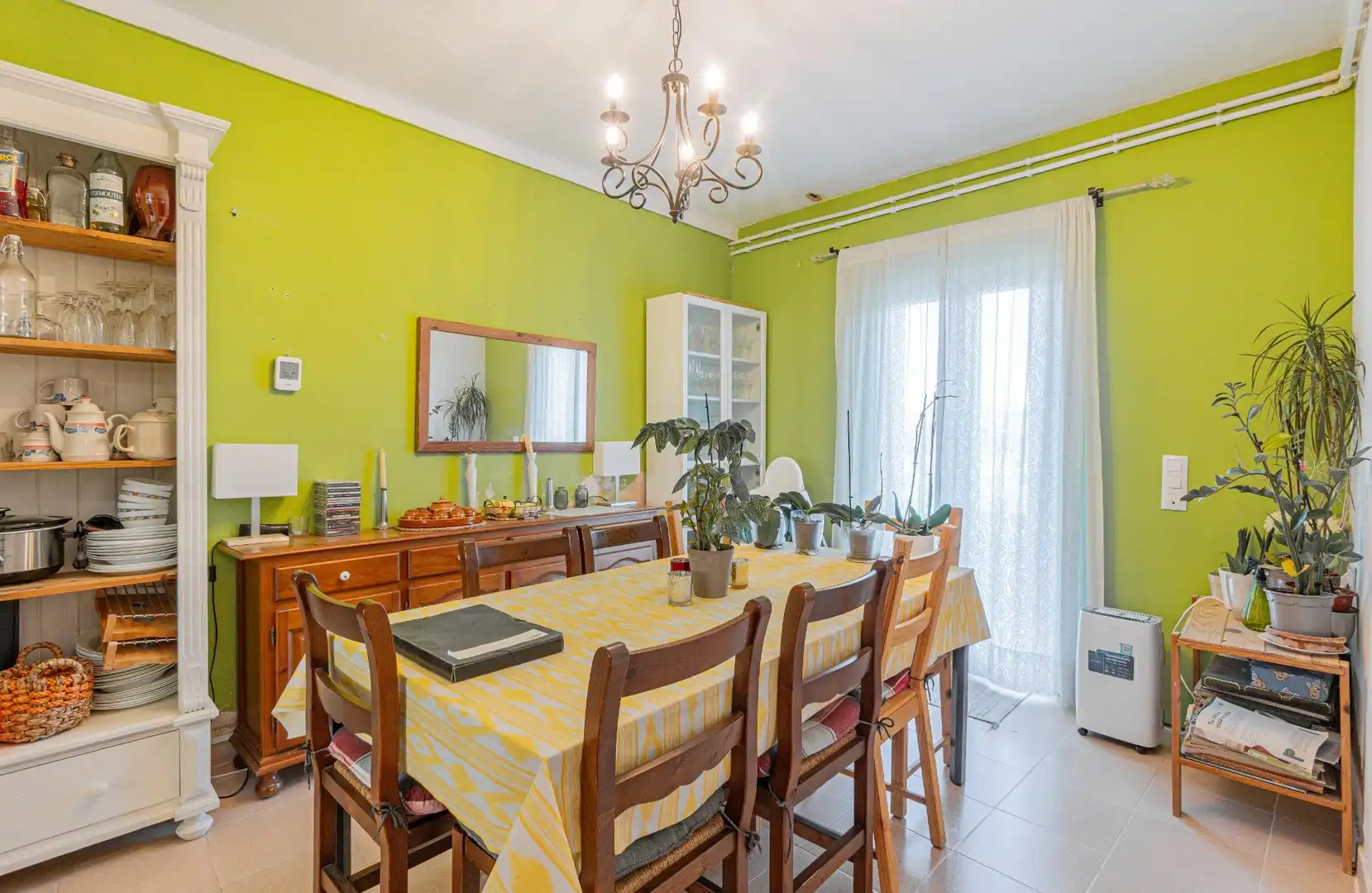 Esszimmer von Country house zum Verkauf in Sineu mit Klimaanlage, Heizung und Privatgarten