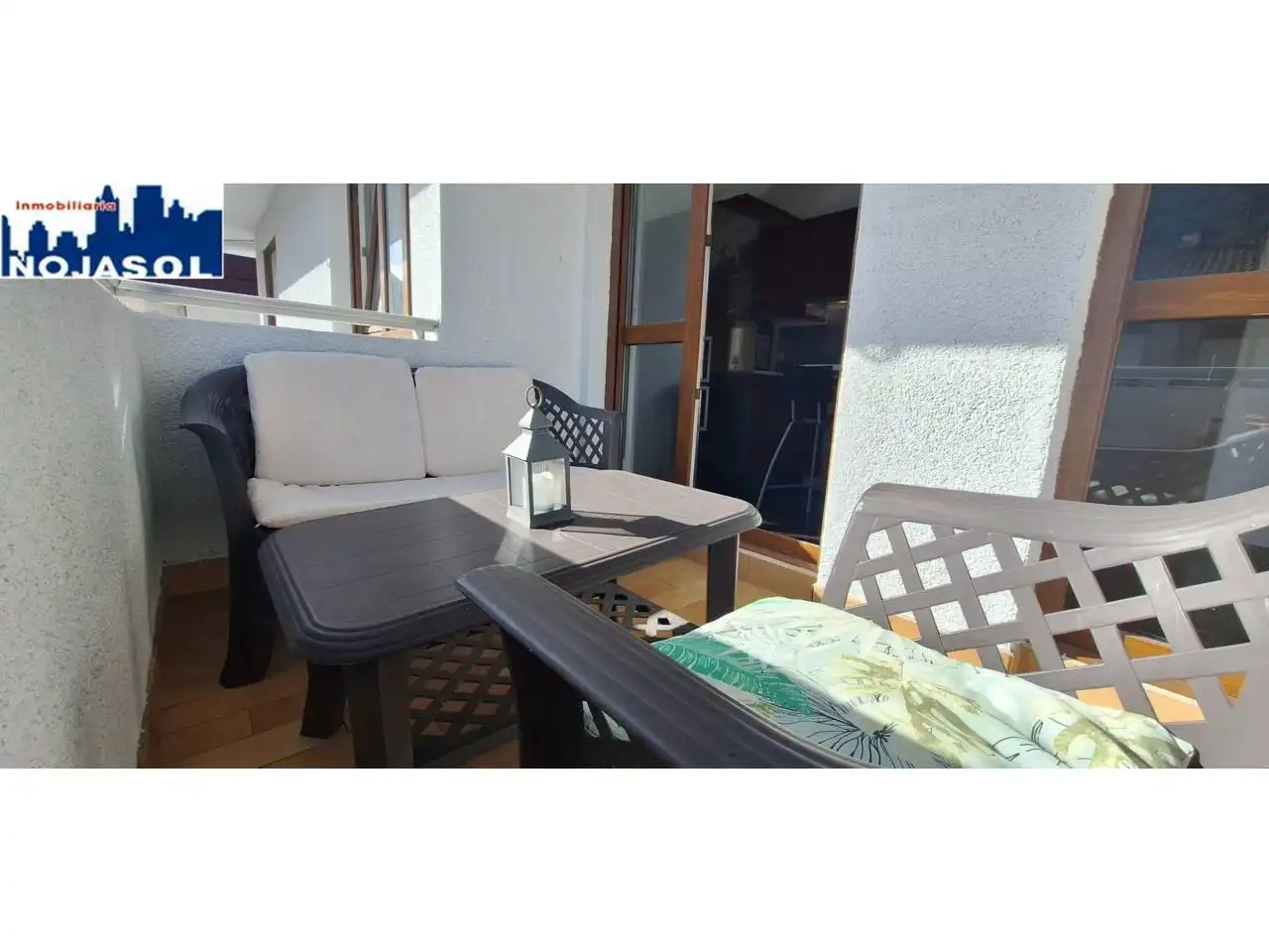 Terrassa de Apartament de lloguer en Noja amb Calefacció, Terrassa i Moblat