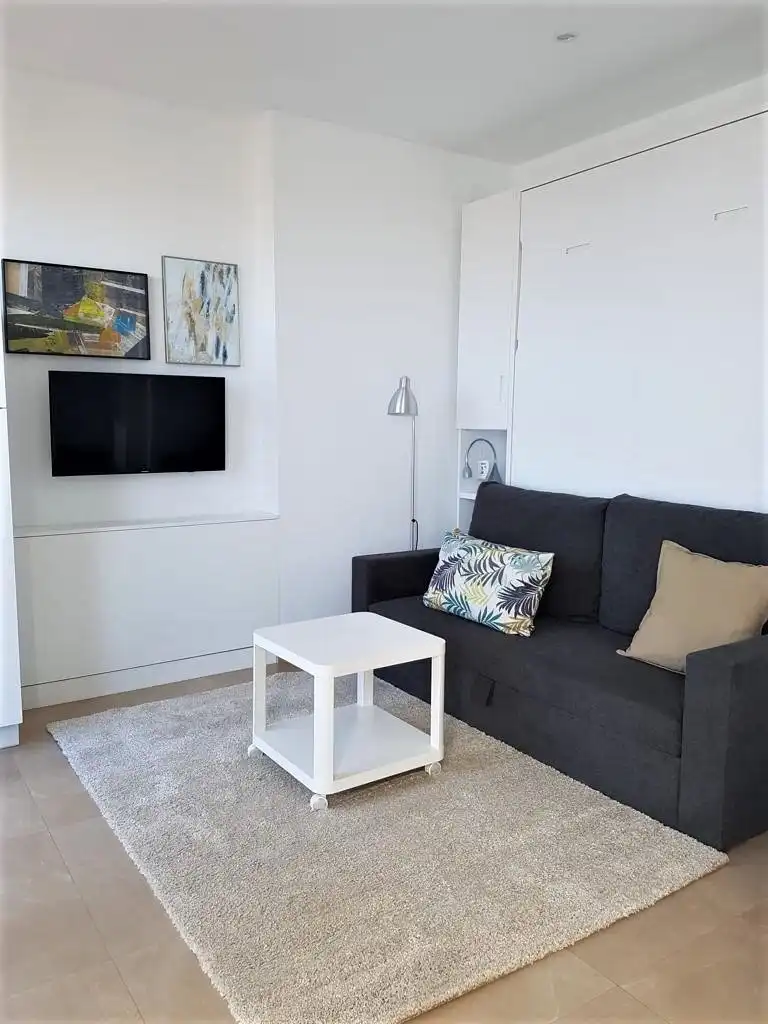 Sala d'estar de Loft de lloguer en Valencia amb Aire condicionat, Terrassa i Traster
