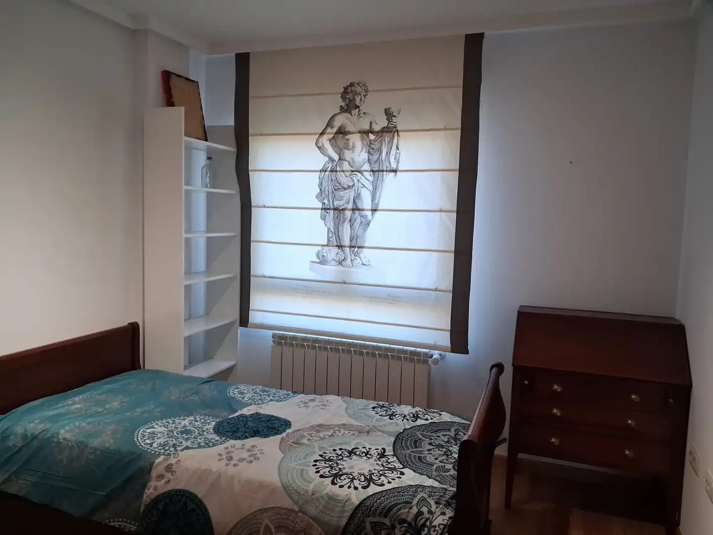 Schlafzimmer von Einfamilien-Reihenhaus zur Miete in Albacete mit Klimaanlage, Heizung und Parkett