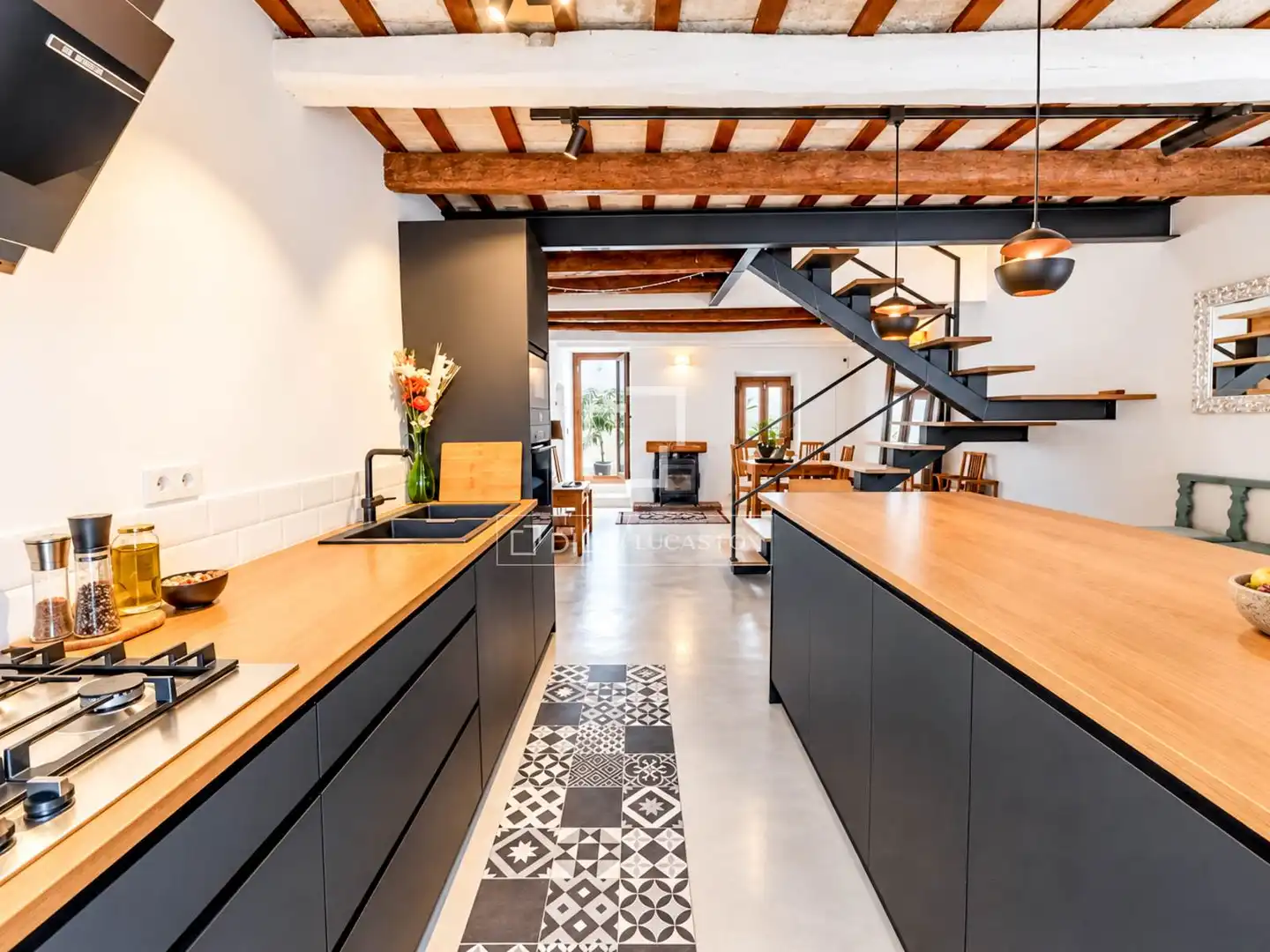 Cocina de Casa o chalet en venta en Centre