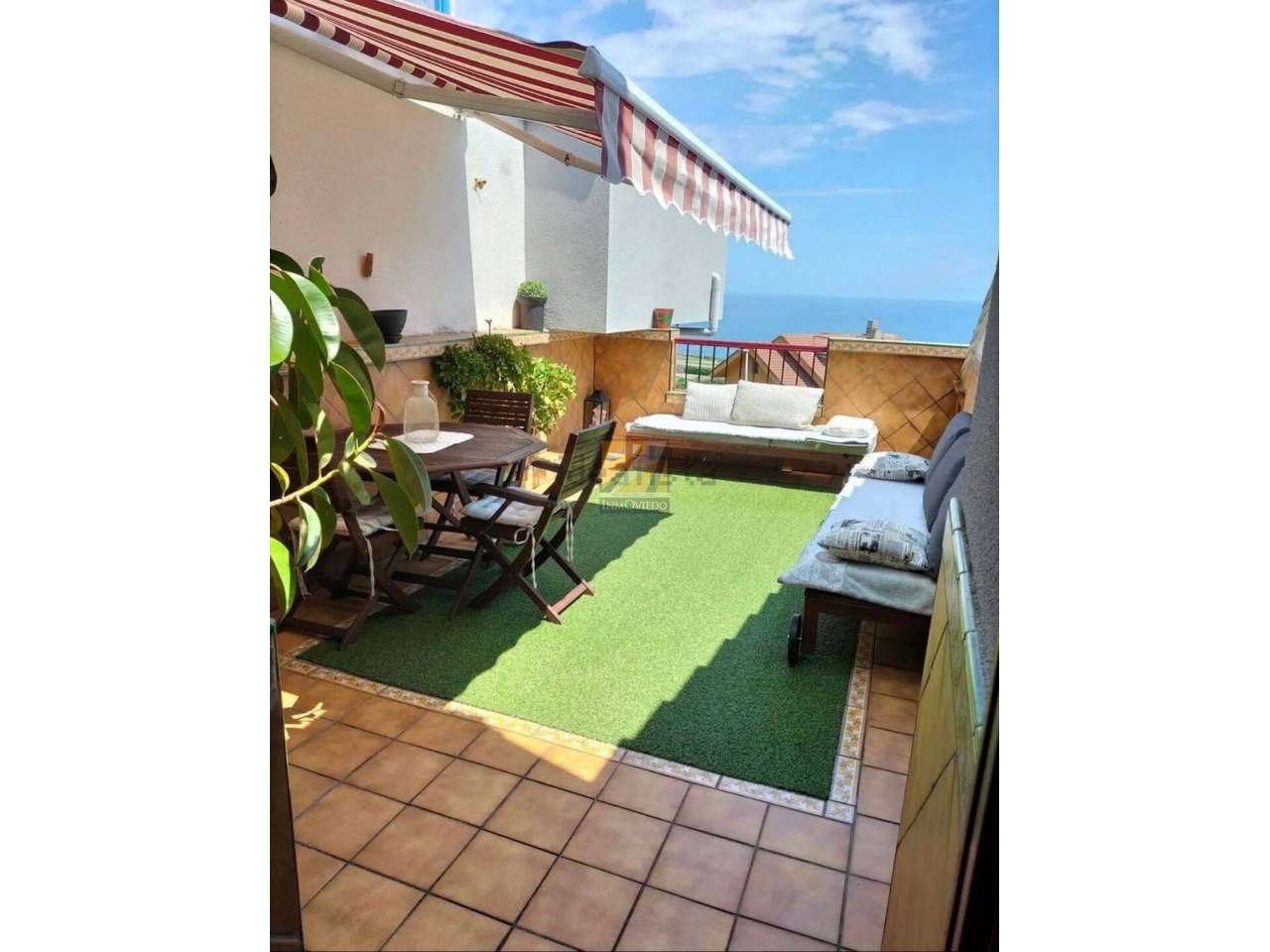 Terrace of Flat for sale in Carreño  with Heating and Parquet flooring