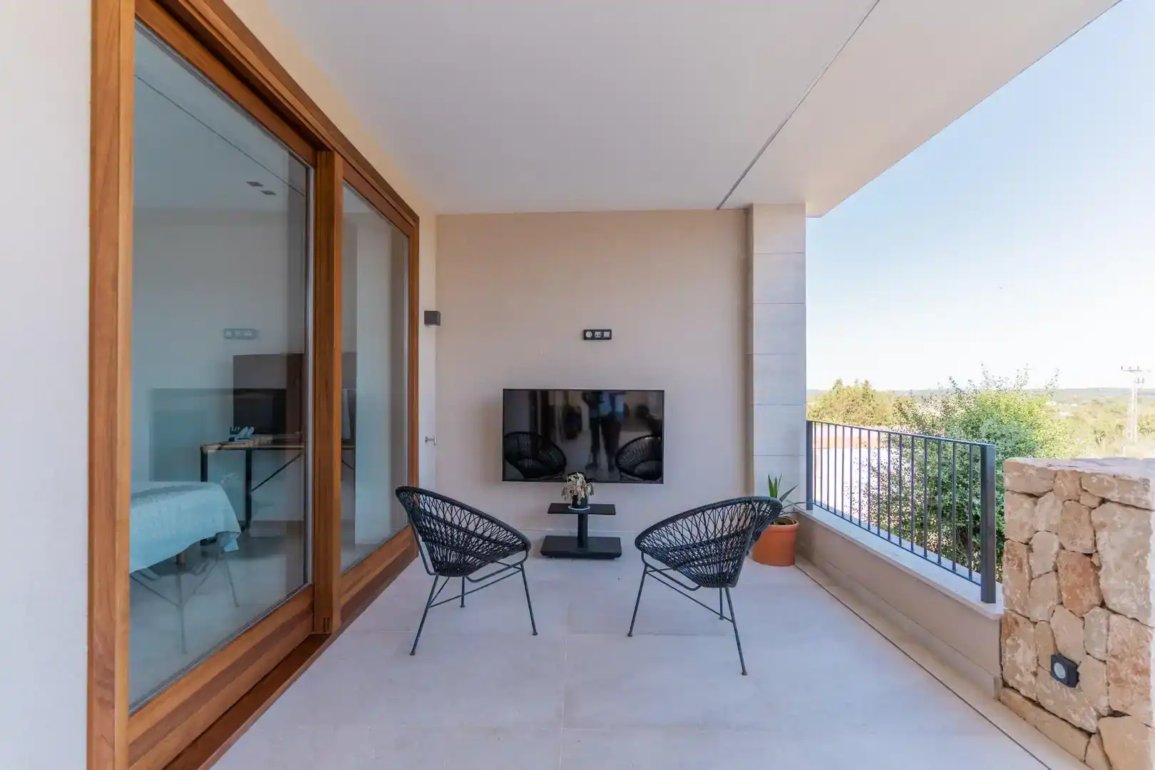 Terrace of Flat for sale in Santa Eugènia  with Air Conditioner, Private garden and Parquet flooring
