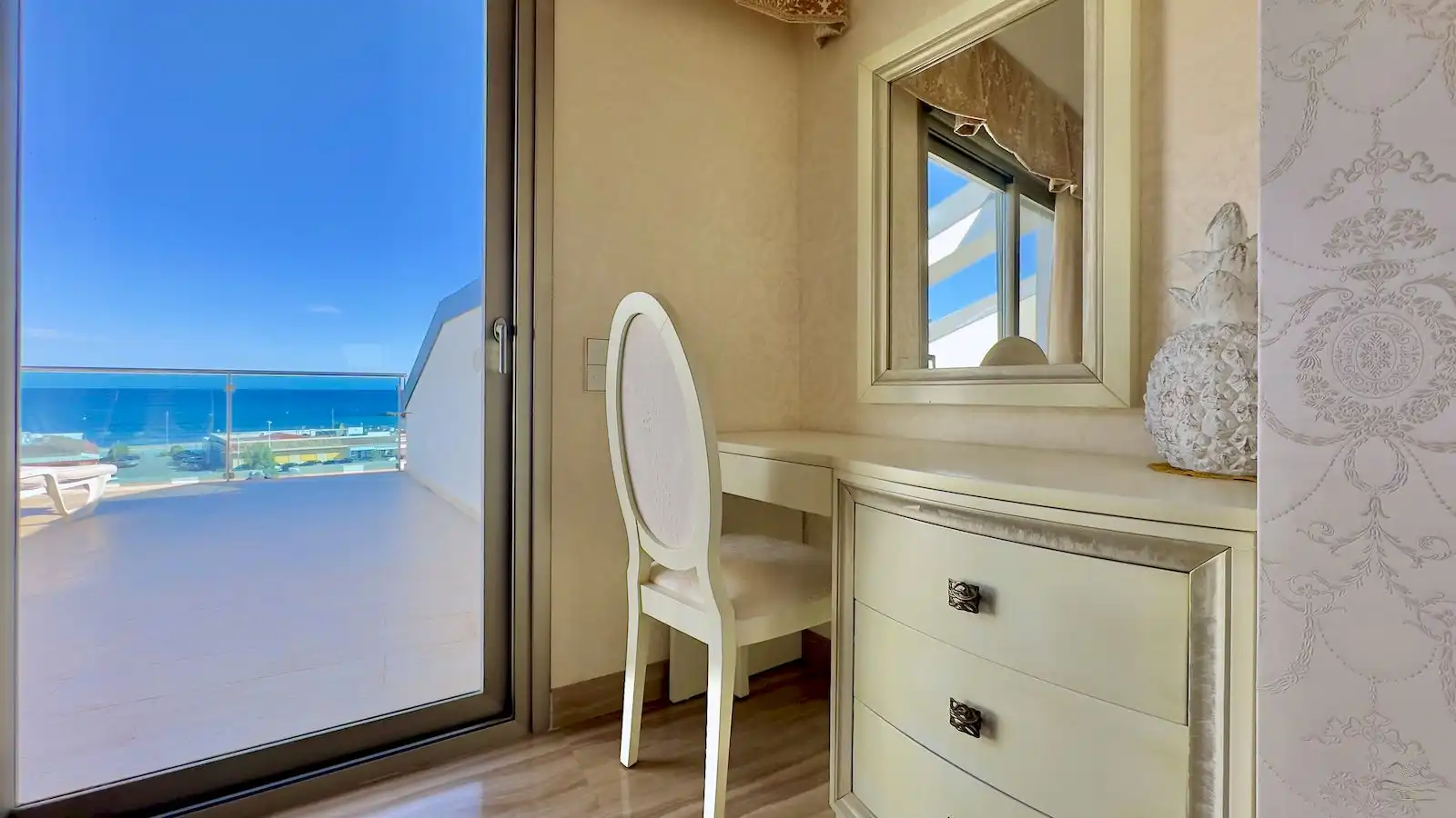 Dormitori de Apartament en venda en Jávea / Xàbia amb Aire condicionat, Calefacció i Jardí privat