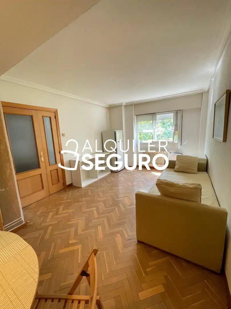 Living room of Flat for rent in Madrid  with Heating