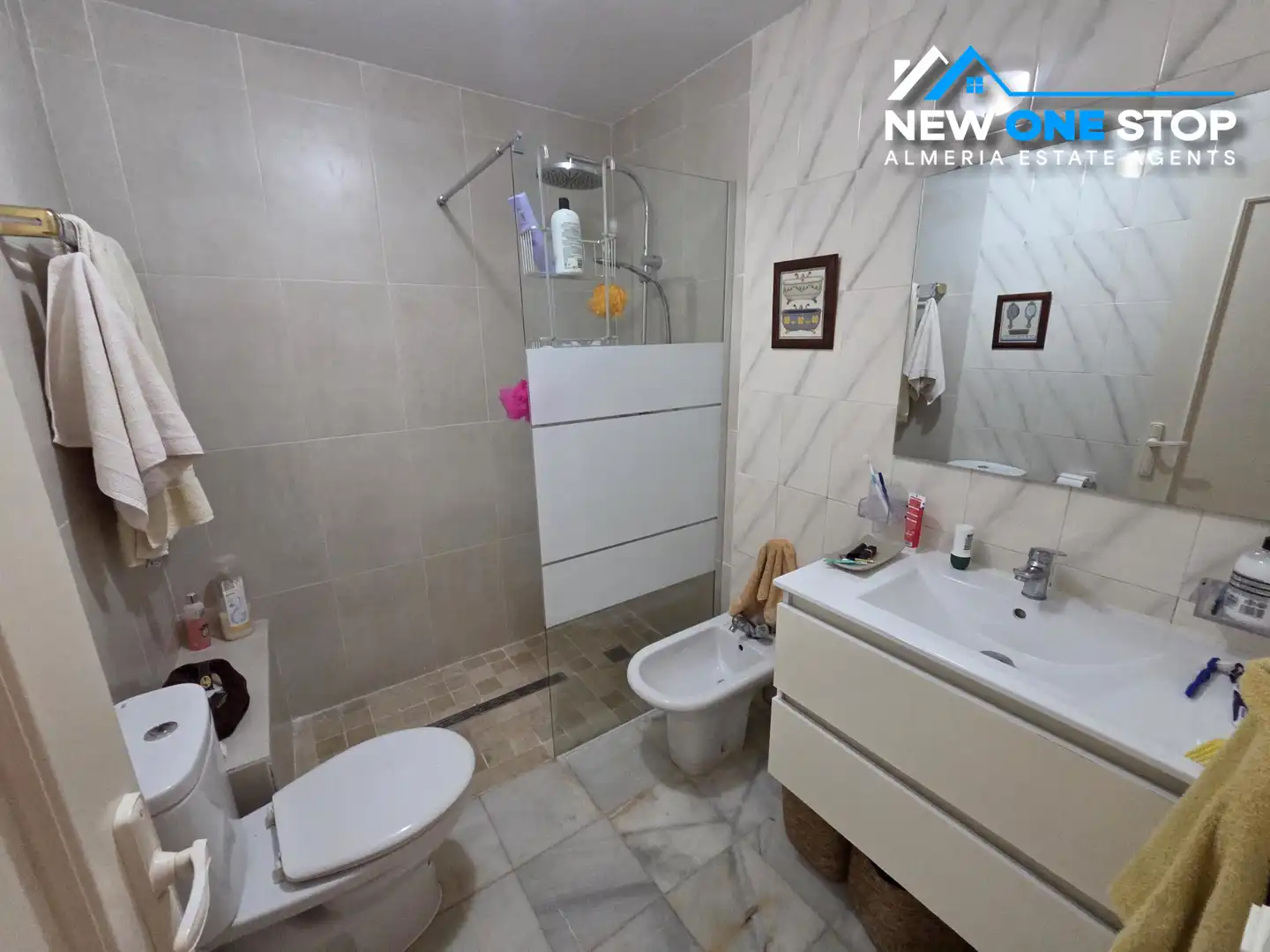 Bathroom of Apartments for sale in Mojácar  with Furnished and Community pool