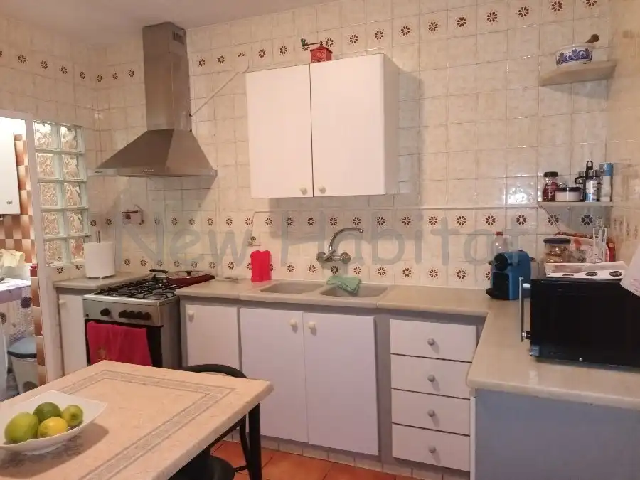 Cuina de Casa adosada en venda en Castellón de la Plana / Castelló de la Plana amb Aire condicionat i Terrassa