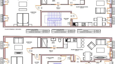 Foto 3 de Casa adosada en venda a Rúa Dos Basquiños, Campus Norte - San Caetano, A Coruña