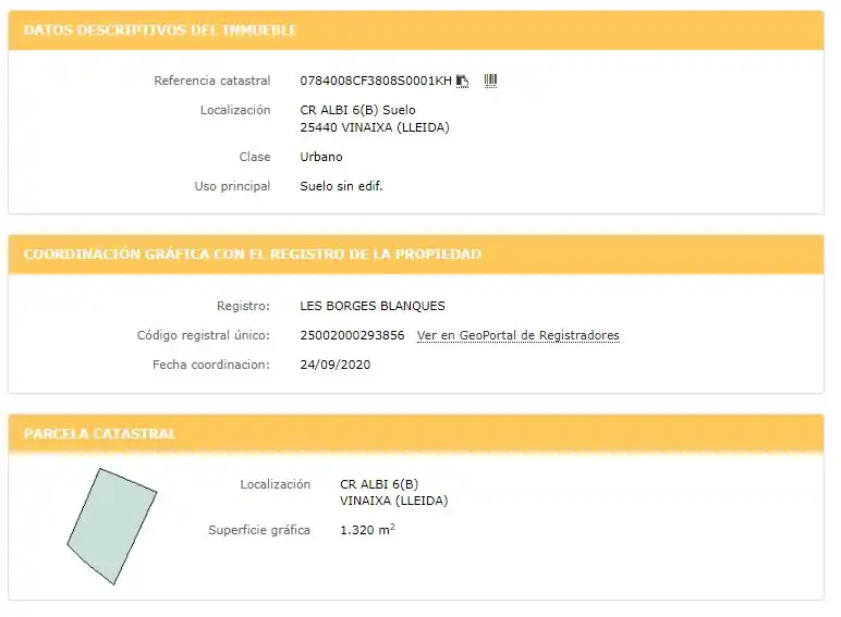 Rural land for sale in ALBI NUMERO 6B