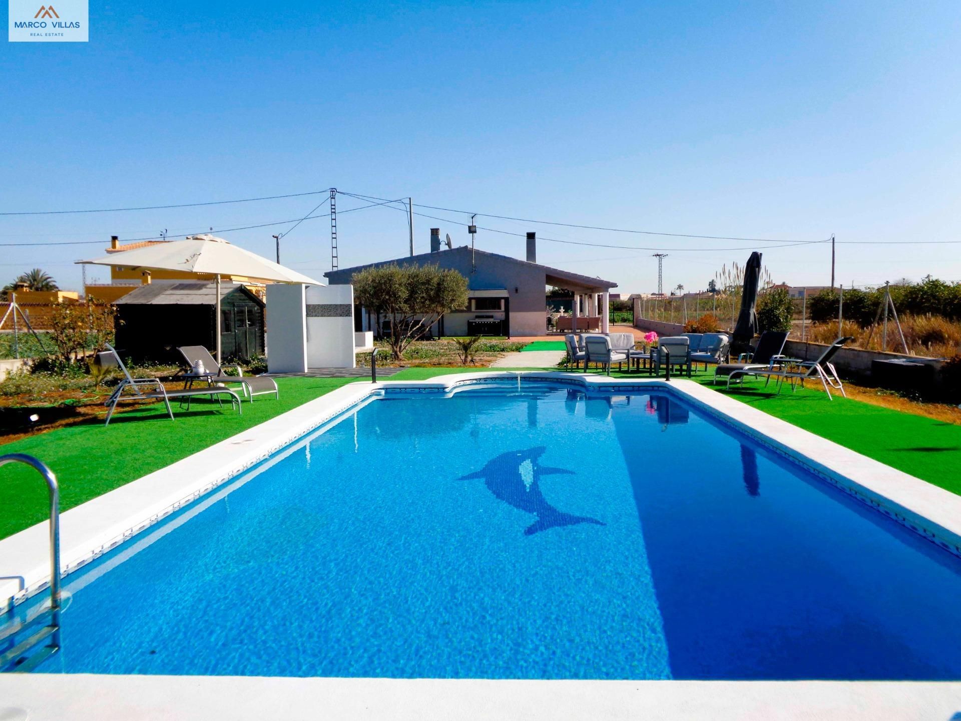 Swimming pool of House or chalet for sale in Callosa de Segura  with Heating, Private garden and Swimming Pool