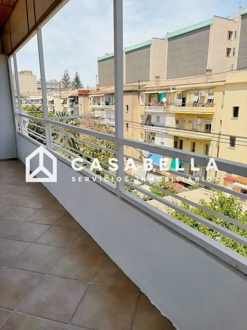 Terraza de Piso de alquiler en Valencia con Aire acondicionado, Calefacción y Terraza