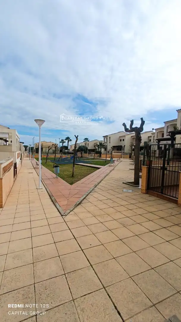Exterior view of Houses for sale in Punta Umbría  with Terrace, Balcony and Community pool