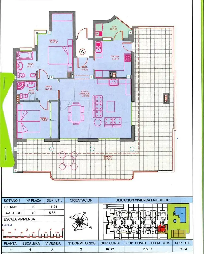 Ático en venta en Águilas con Aire acondicionado, Terraza y Piscina comunitaria