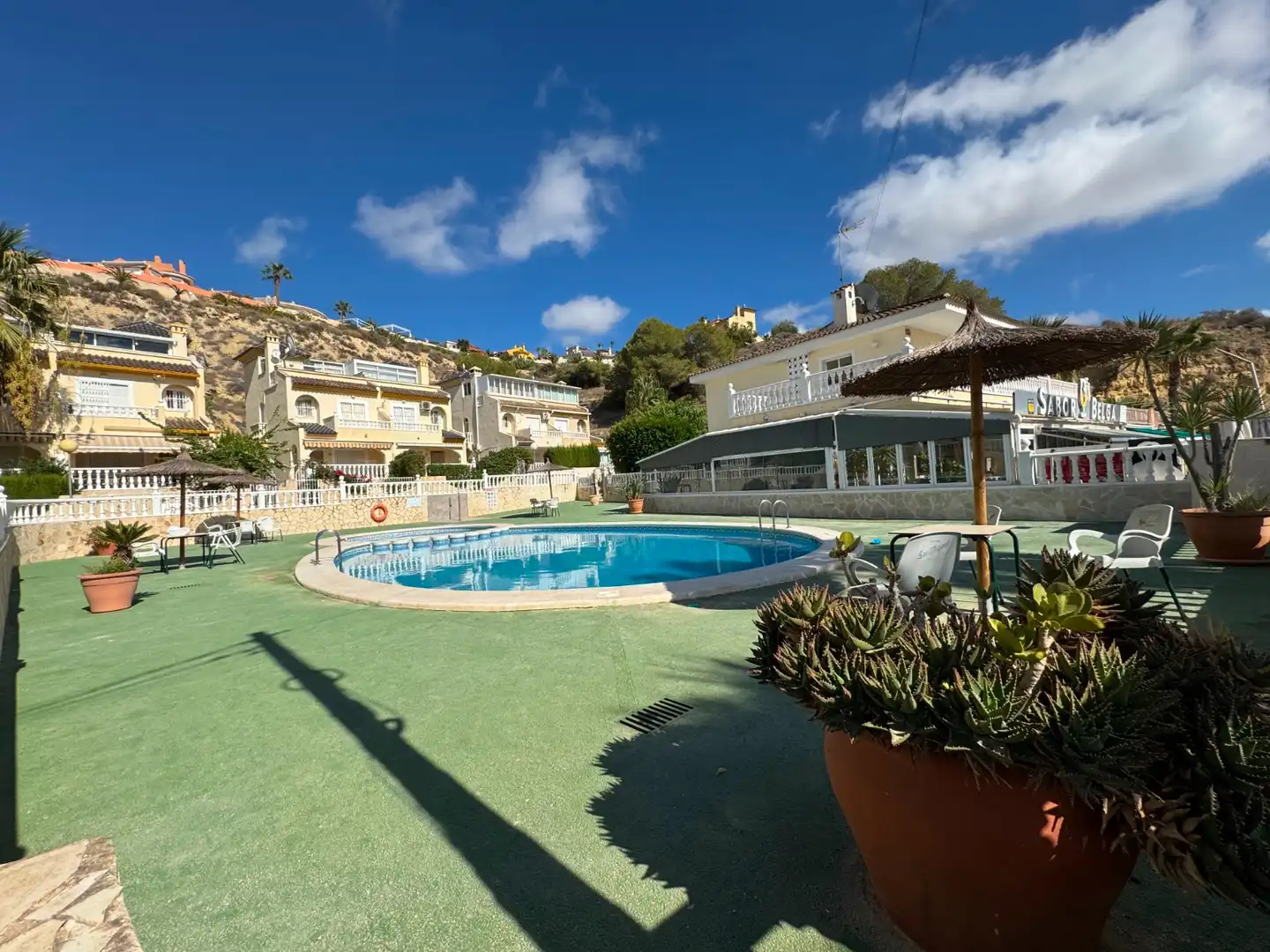 Swimming pool of Detached homes for sale in Rojales  with Air Conditioner, Terrace and Furnished