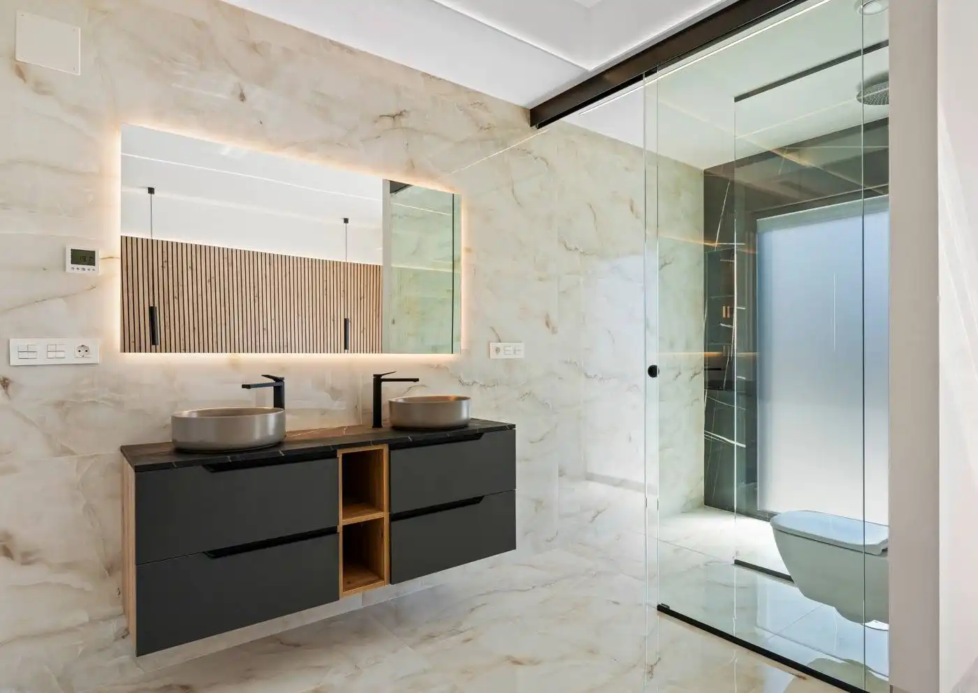 Bathroom of Houses for sale in Algorfa  with Private garden, Terrace and Swimming Pool