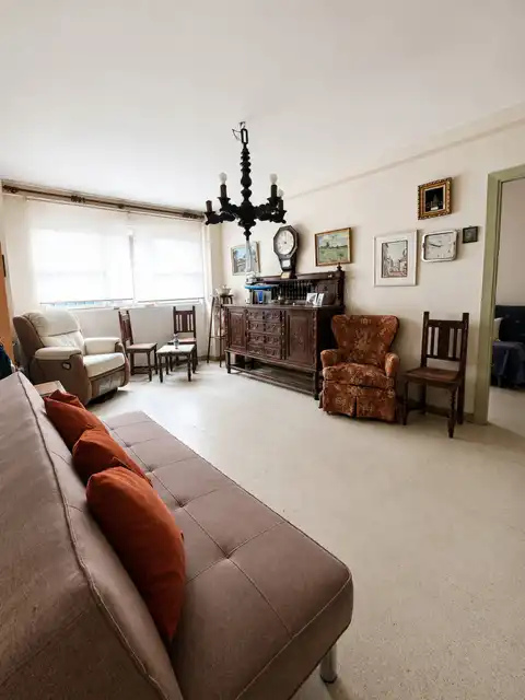 Sala de estar de Piso en venta en Pravia con Calefacción y Amueblado