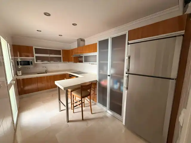 Kitchen of Detached homes for rent in Chiclana de la Frontera  with Air Conditioner, Furnished and Oven