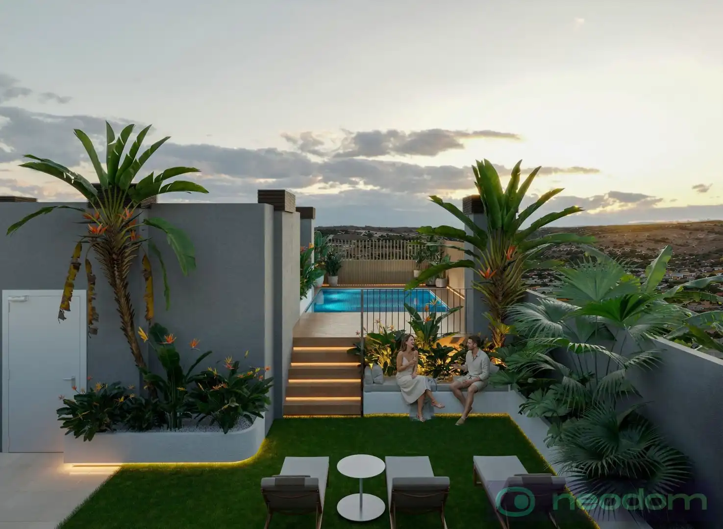 Penthouse mit Pool zum Verkauf in N/A