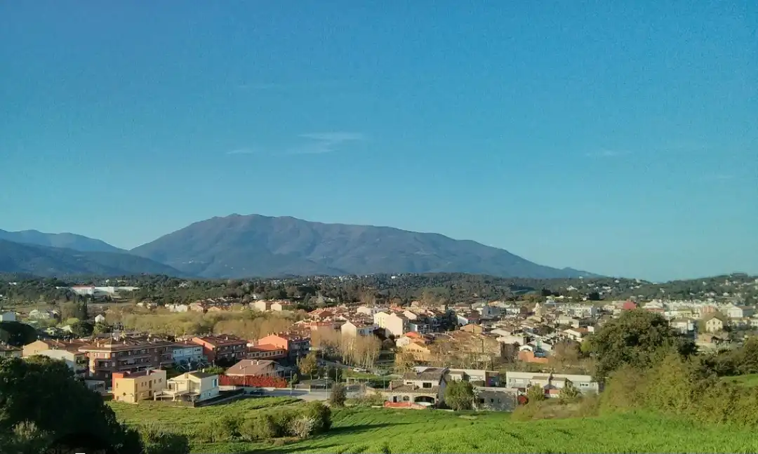Exterior view of Detached homes for sale in Sant Antoni de Vilamajor  with Air Conditioner, Heating and Terrace