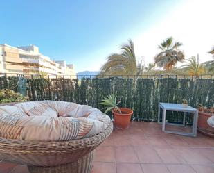 Terrace of Flat to rent in Algeciras  with Air Conditioner, Furnished and Pets allowed
