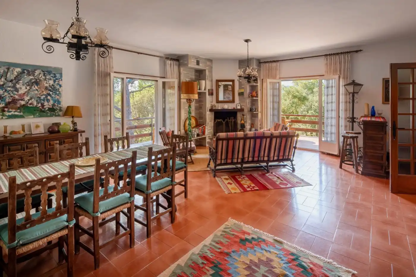 Comedor de Casa o chalet en venta en Castell d'Aro, Platja d'Aro i s'Agaró con Aire acondicionado, Jardín privado y Piscina