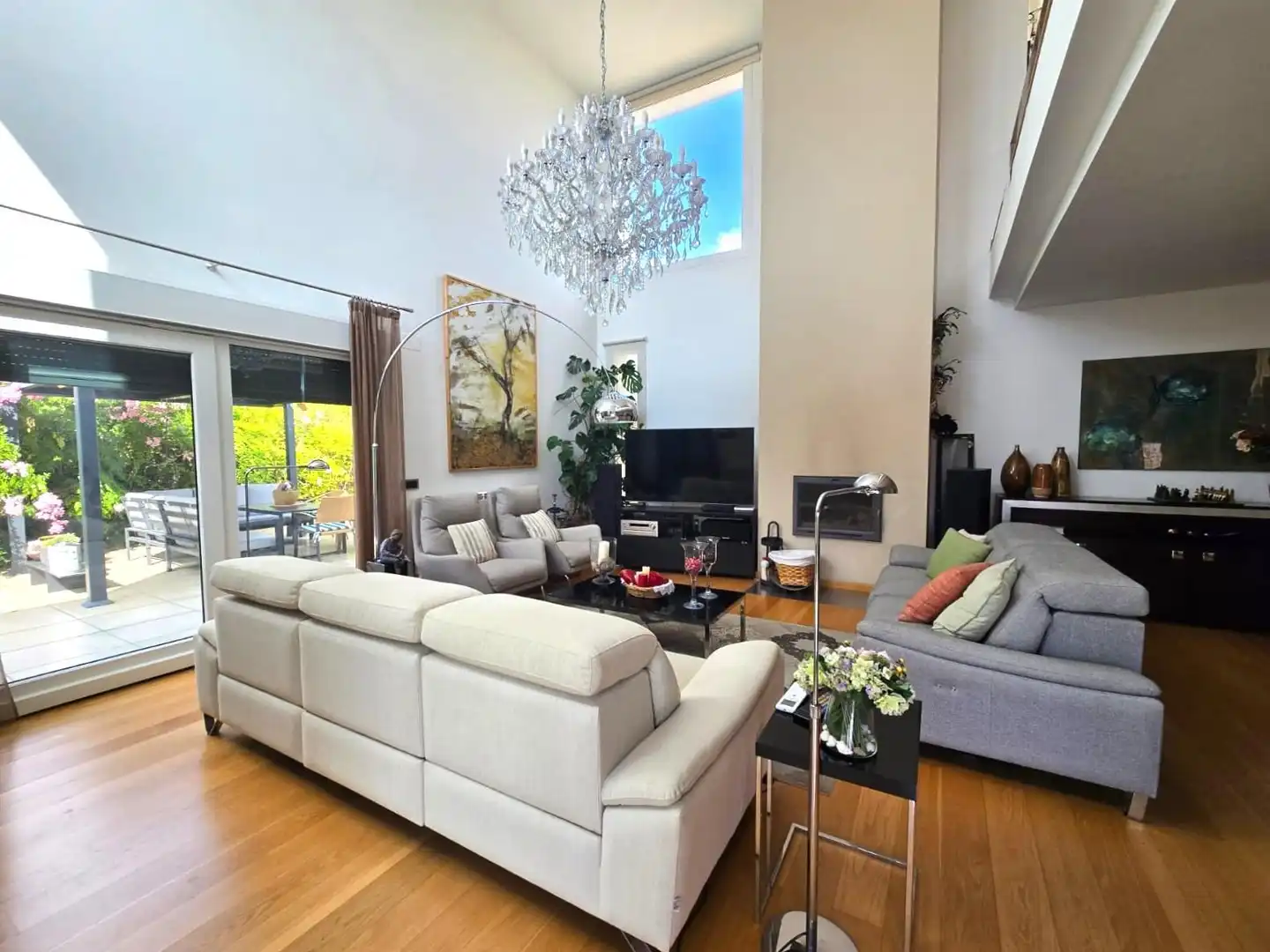 Living room of Houses for sale in Plasencia  with Air Conditioner, Heating and Private garden