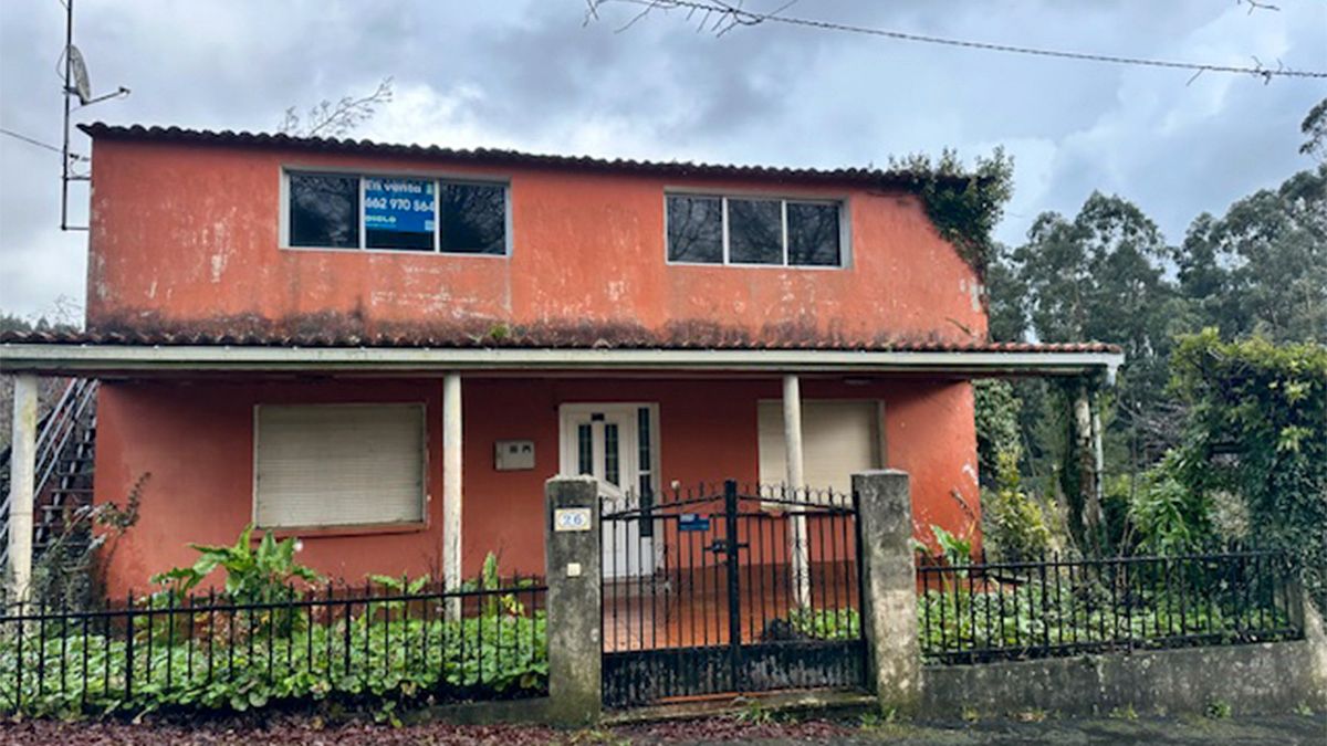 Vista exterior de Casa o xalet en venda en O Pino 