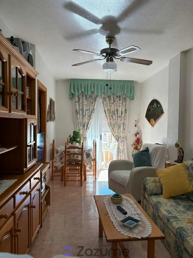 Sala de estar de Piso de alquiler en Torrevieja con Terraza, Amueblado y Lavadora