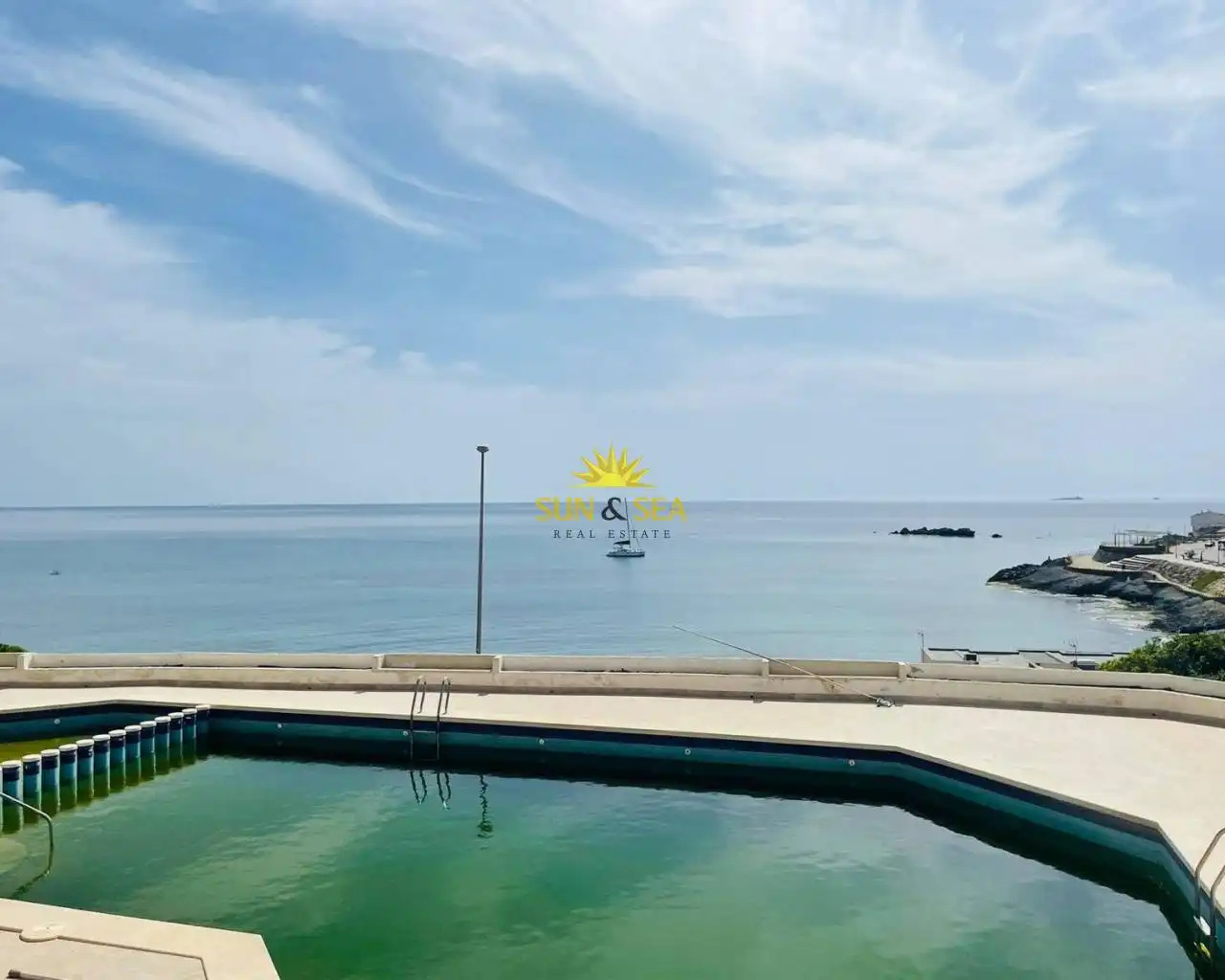 Piscina de Casa adosada de lloguer en La Manga del Mar Menor amb Calefacció, Terrassa i Piscina